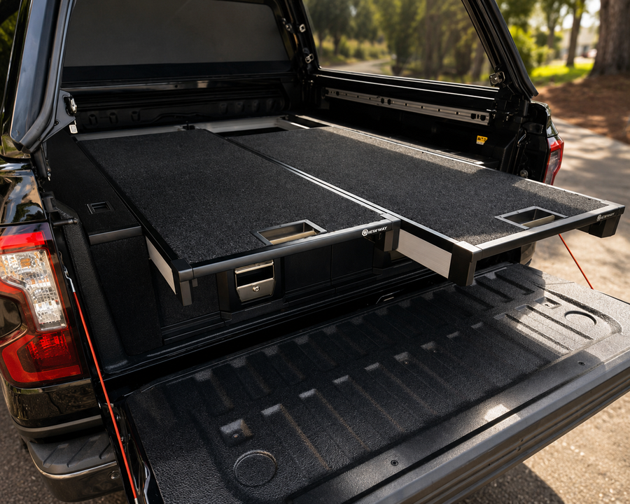 Vehicle compatible with Neway Works drawer systems