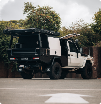 Ute Dog Box Landcruiser Canopy 1700mm Length x 1850mm Wide x 940mm High