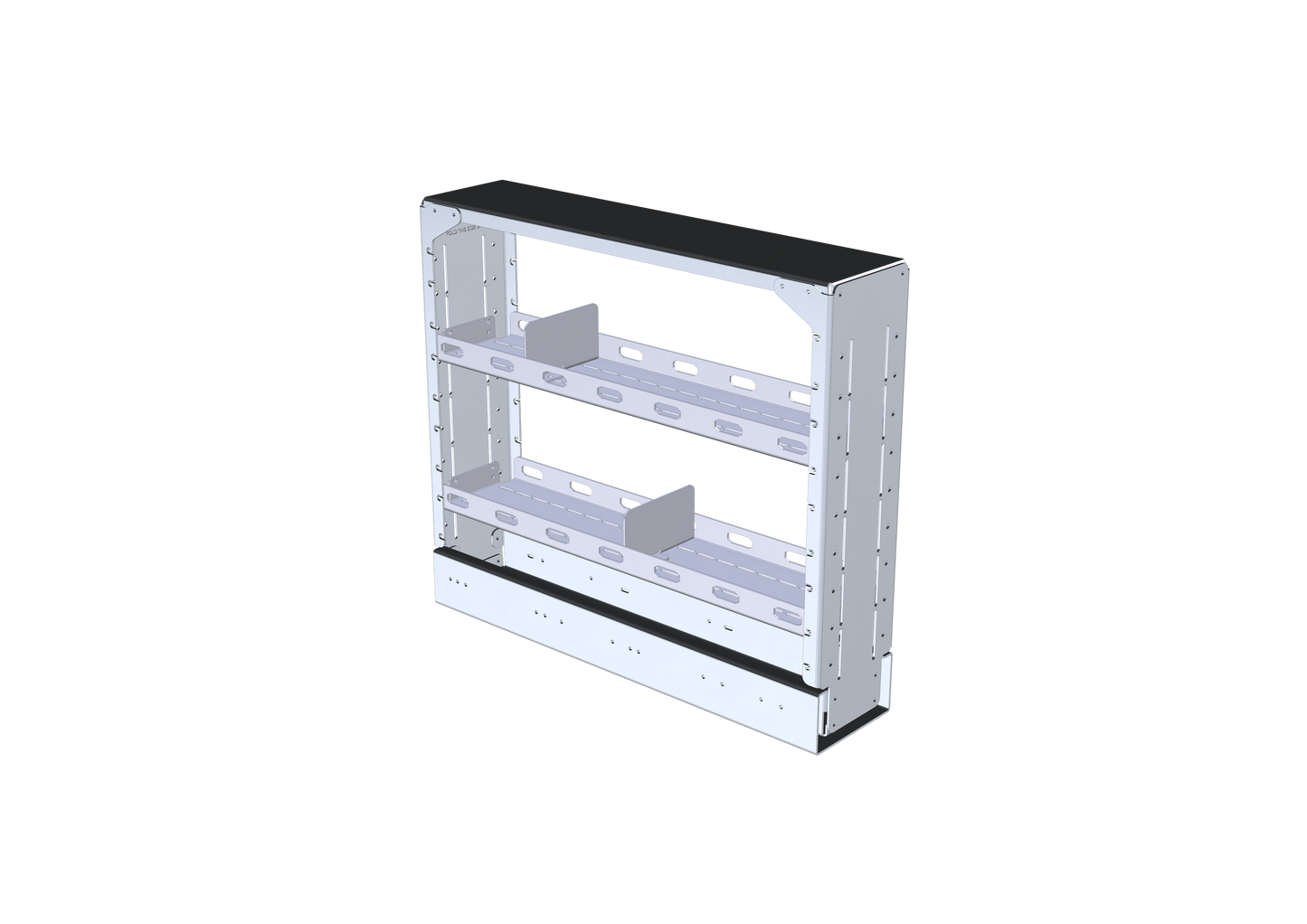 Gworks Slimline Internal Pantry System – 3mm Aluminium Modular Storage | 125kg Slides & Adjustable Shelves